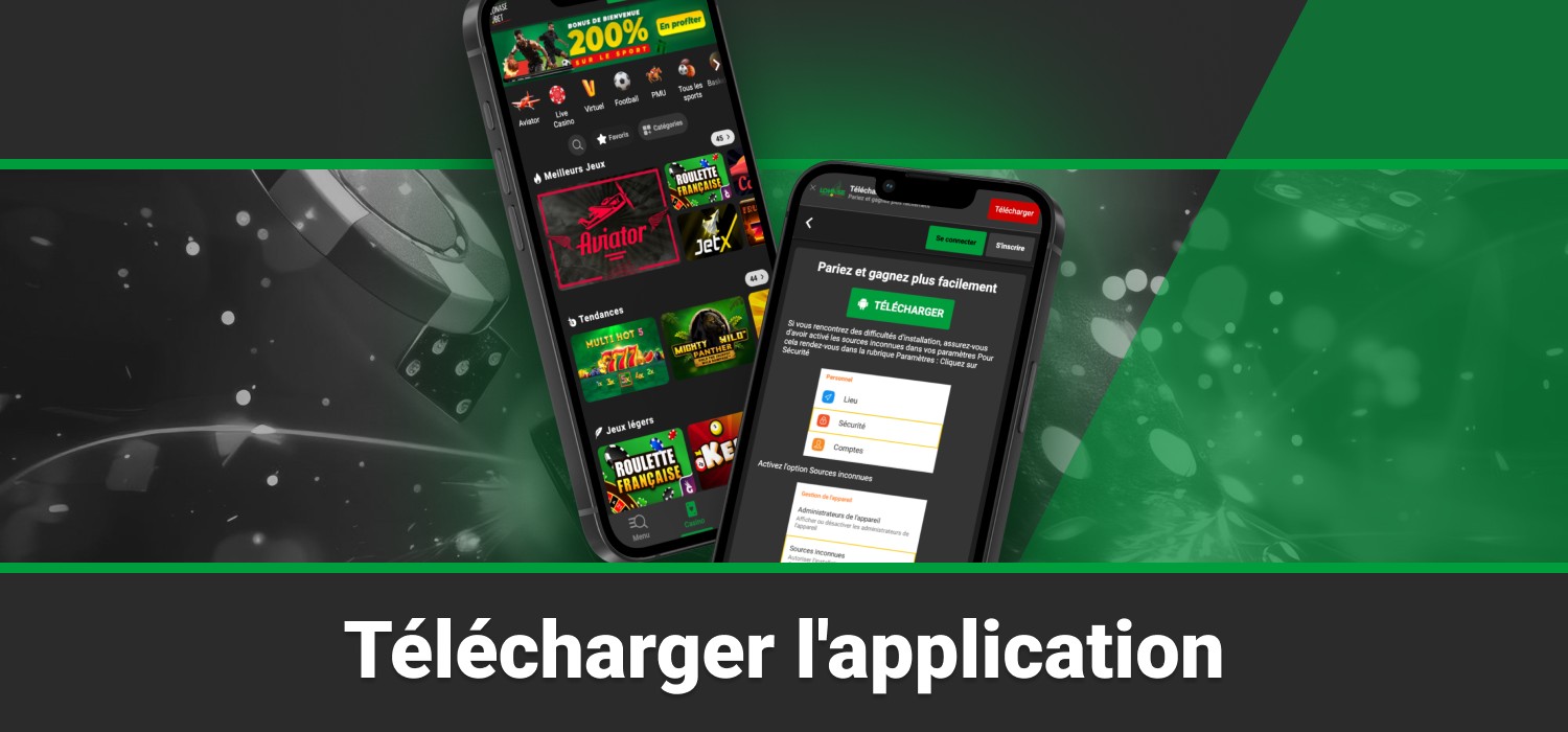 application sur Android et iOS